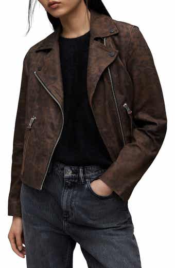 AllSaints Dalby Leather Biker Jacket | Nordstrom