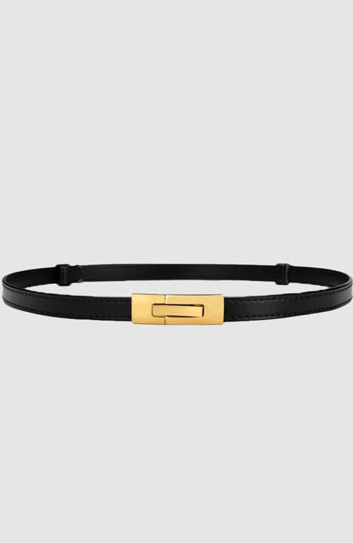 Belle & Bloom Lady Lux Magnetic Belt In Black