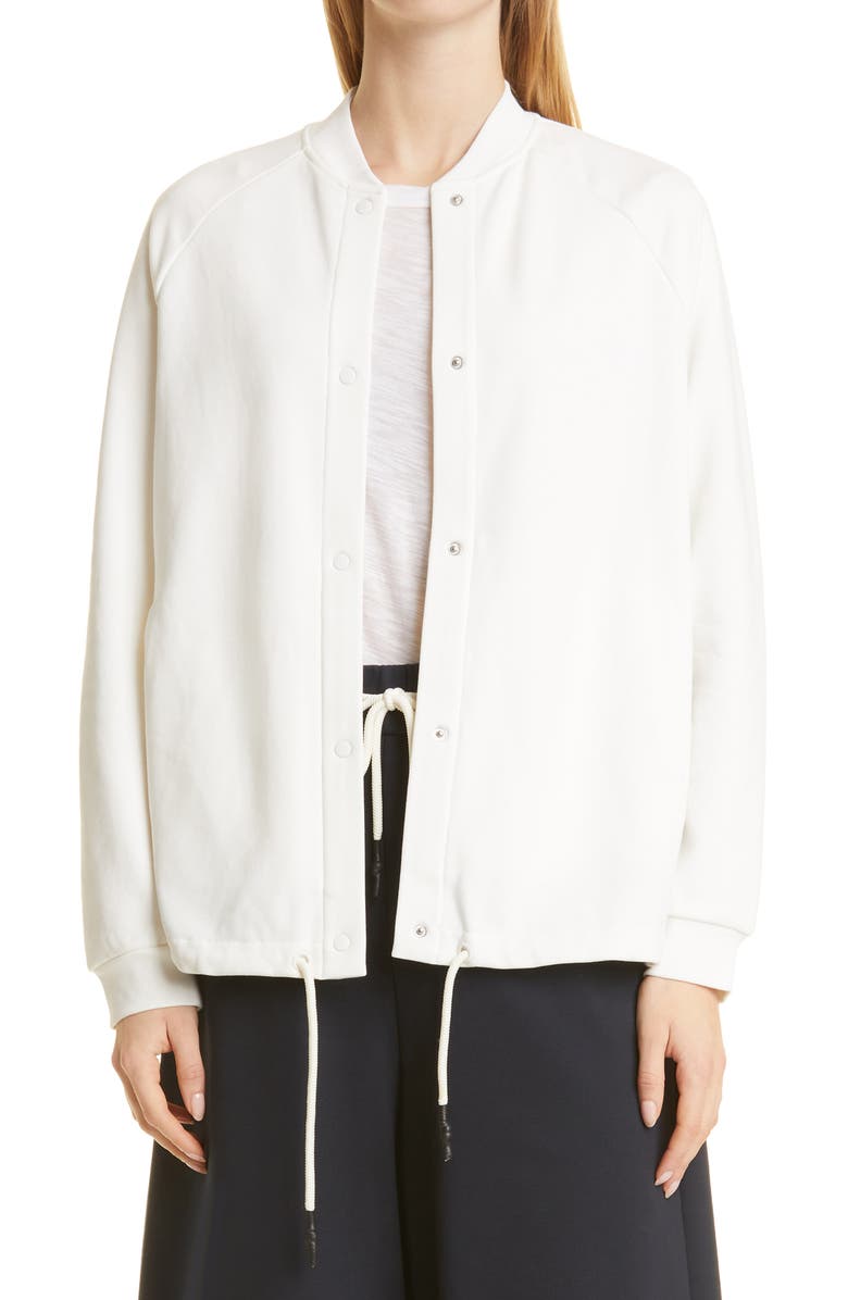 Max Mara Leisure Romolo Cotton Blend Jersey Jacket | Nordstrom