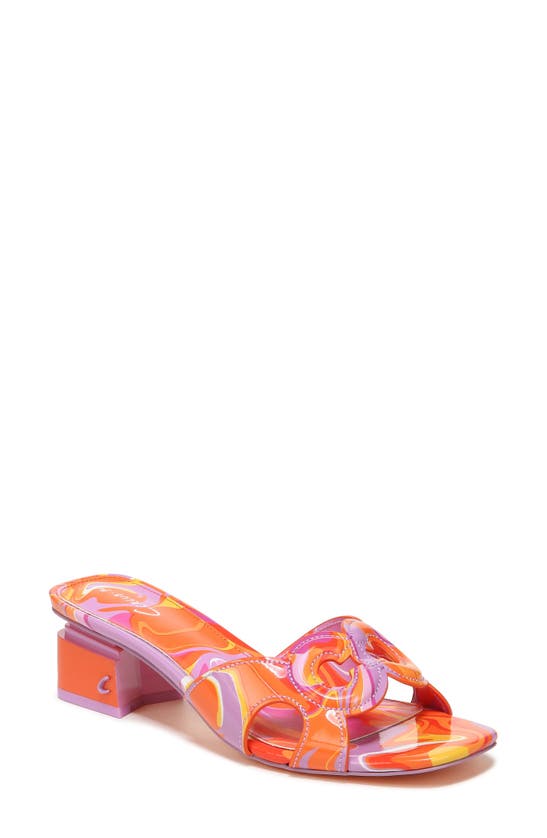 Circus Ny Nia Block Heel Sandal In Orange Popsicle Multi