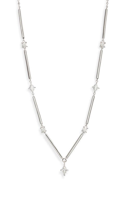 Bony Levy Aviva Diamond Necklace in 18K White Gold at Nordstrom