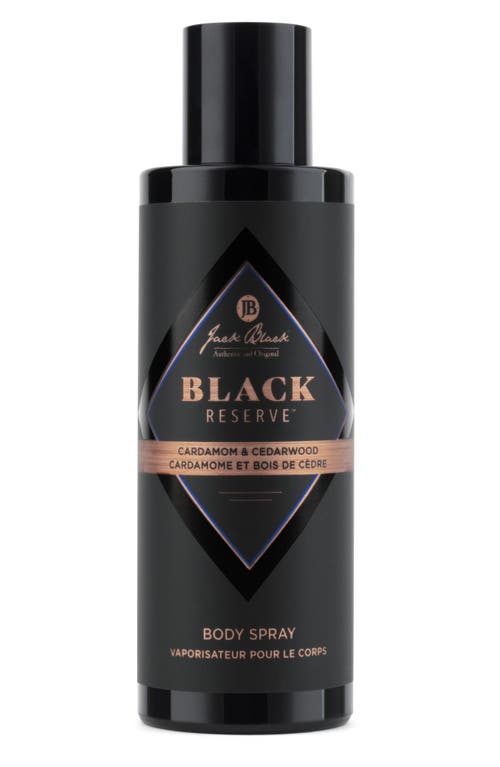 Black Reserve Cardamom & Silver Body Spray
