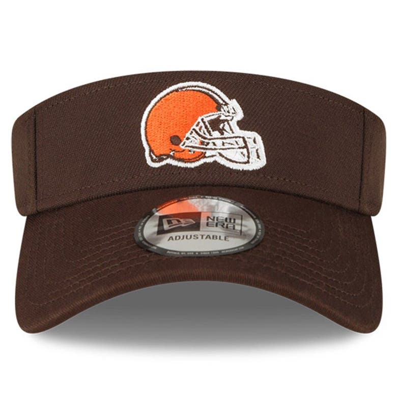 New Era Brown Cleveland Browns 2022 Sideline Adjustable Visor