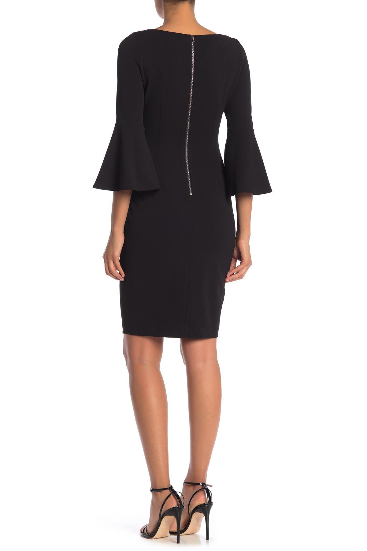 calvin klein bell sleeve dress