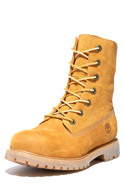 Timberland Authentic Waterproof Teddy Fleece Lined Winter Boot Wheat Nubuck at Nordstrom,