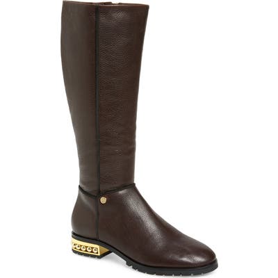 Karl Lagerfeld Paris Seine Knee High Boot, Brown