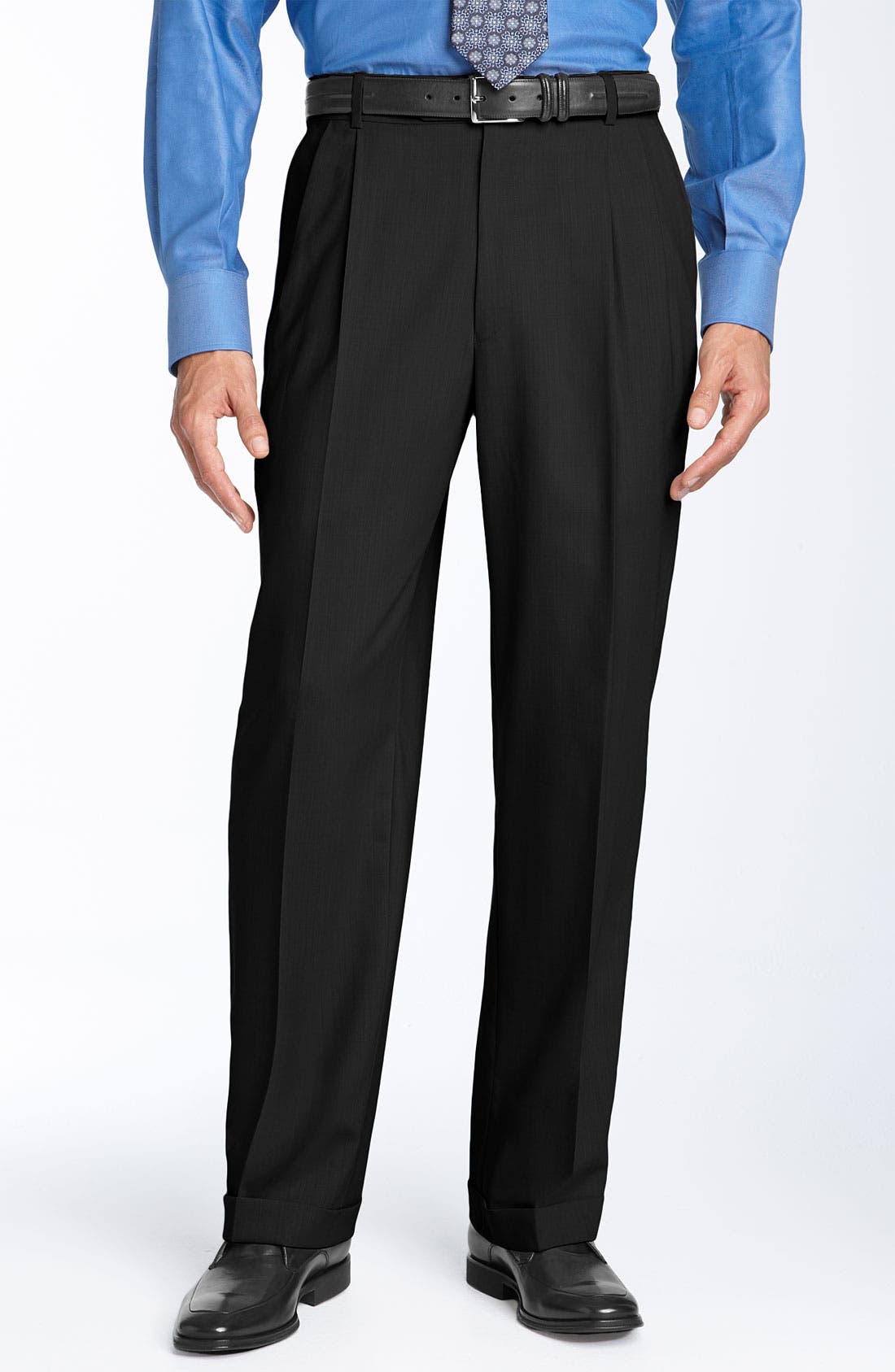 Ballin Double Reverse Pleated Wool Twill Trousers Nordstrom