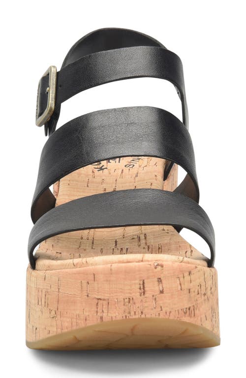 Shop Kork-ease ® Tish Platform Sandal In Black F/g