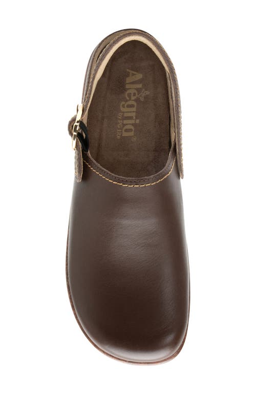 Shop Alegria By Pg Lite Olie Slingback Platform Clog In Espresso