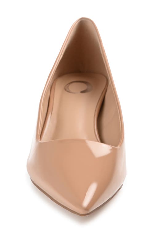 Shop Journee Collection Celica Pump In Patent/brown