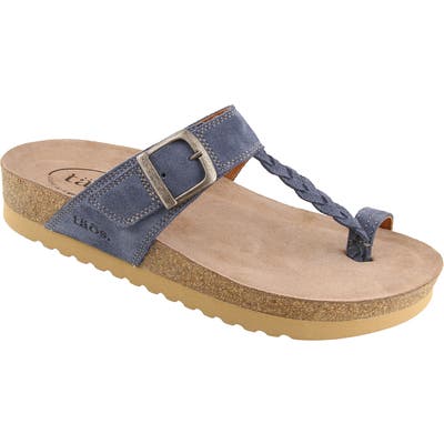 Taos Hippie Flip Flop, Blue