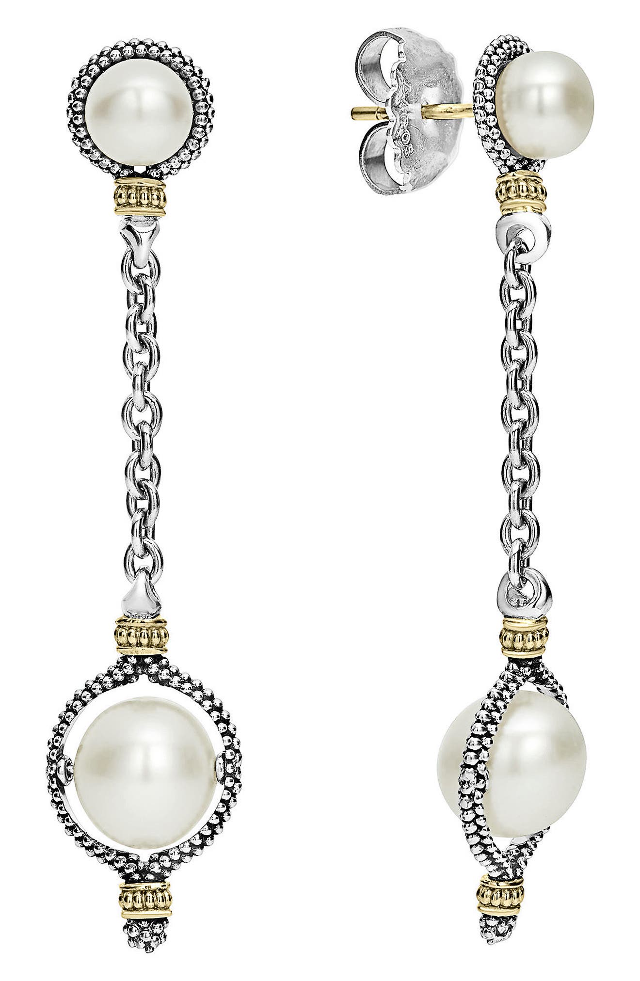 LAGOS Luna Pearl Drop Earrings Nordstrom