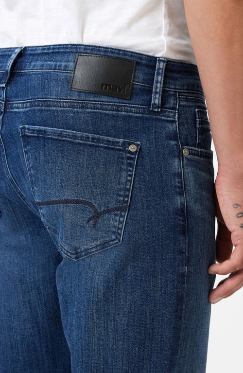 Mavi Jeans Zach Straight Leg Jeans In Dark Brushed Nashville