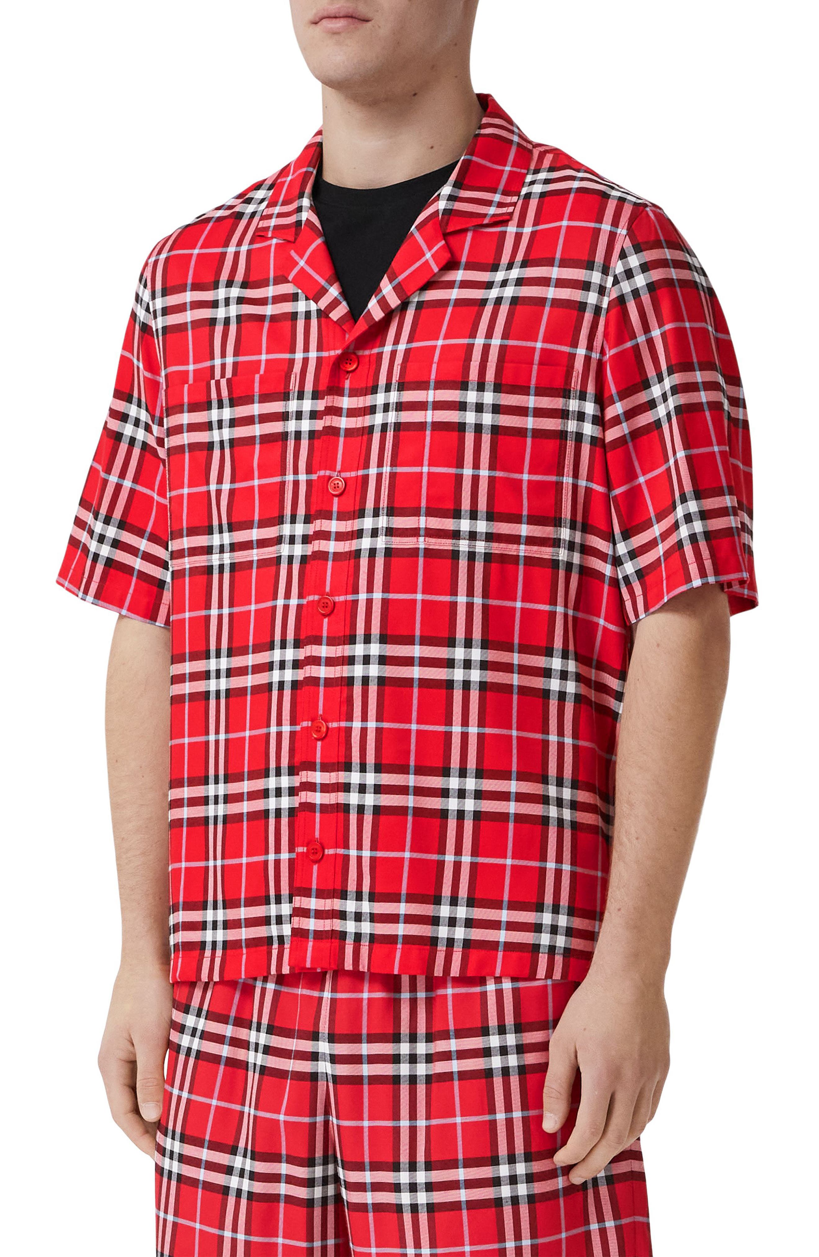 burberry camp shirt