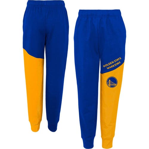 Outerstuff Youth Royal/Gold Golden State Warriors Superior Split Pants