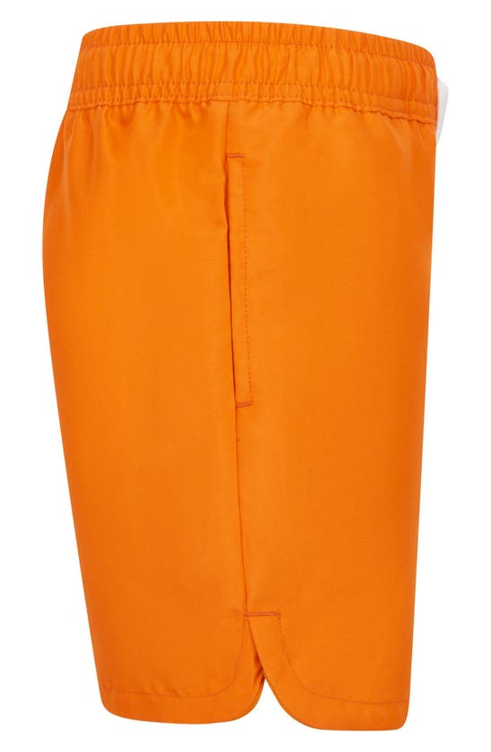 Shop Nike Kids' Woven Athletic Shorts In Safety Orange