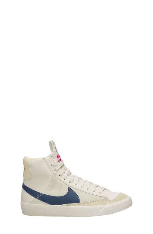 Nike Kids' Blazer Mid '77 Vintage Sneaker Sail/Blue/Sail/Fireberry at Nordstrom, M