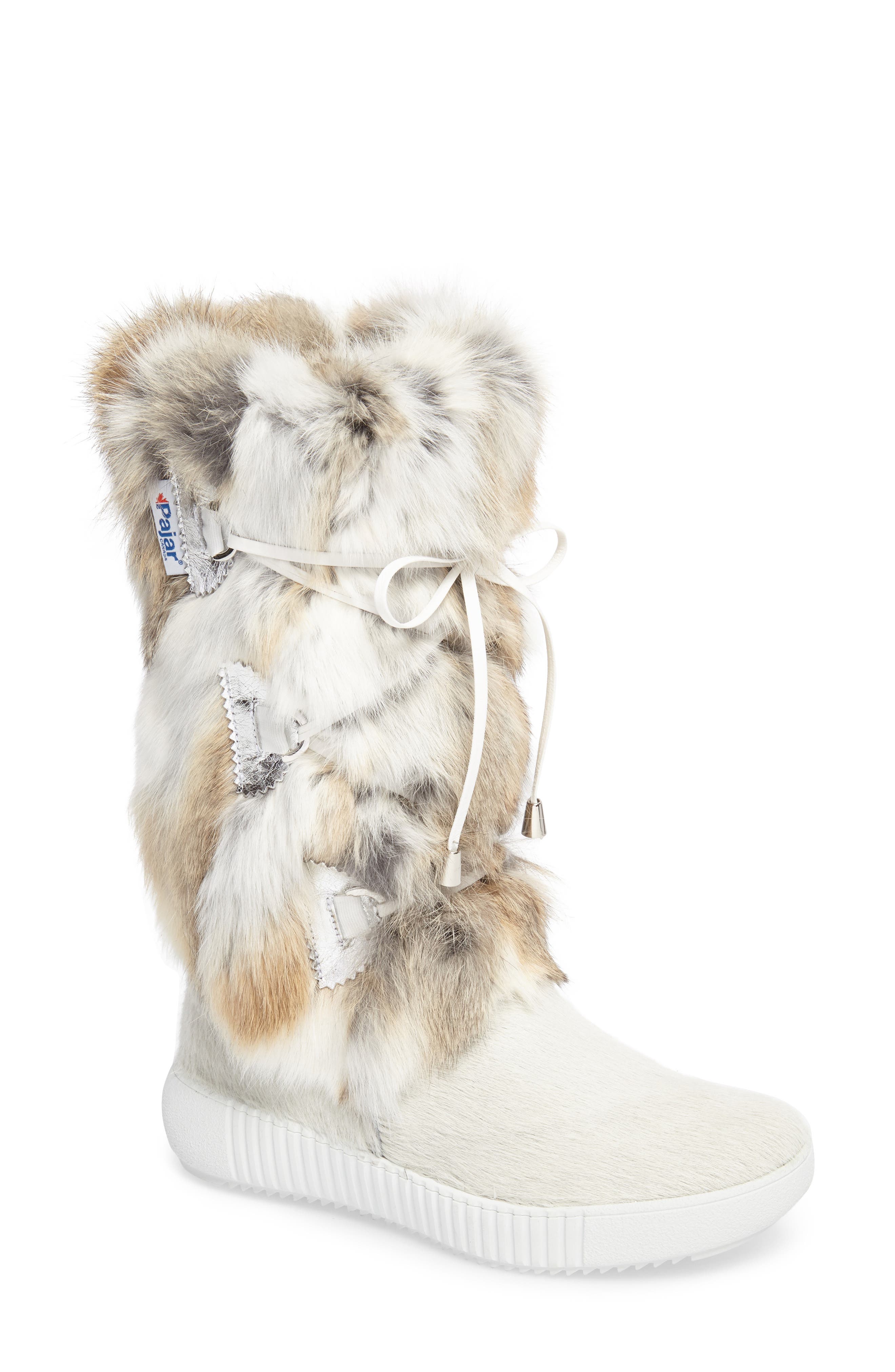 womens real fur boots