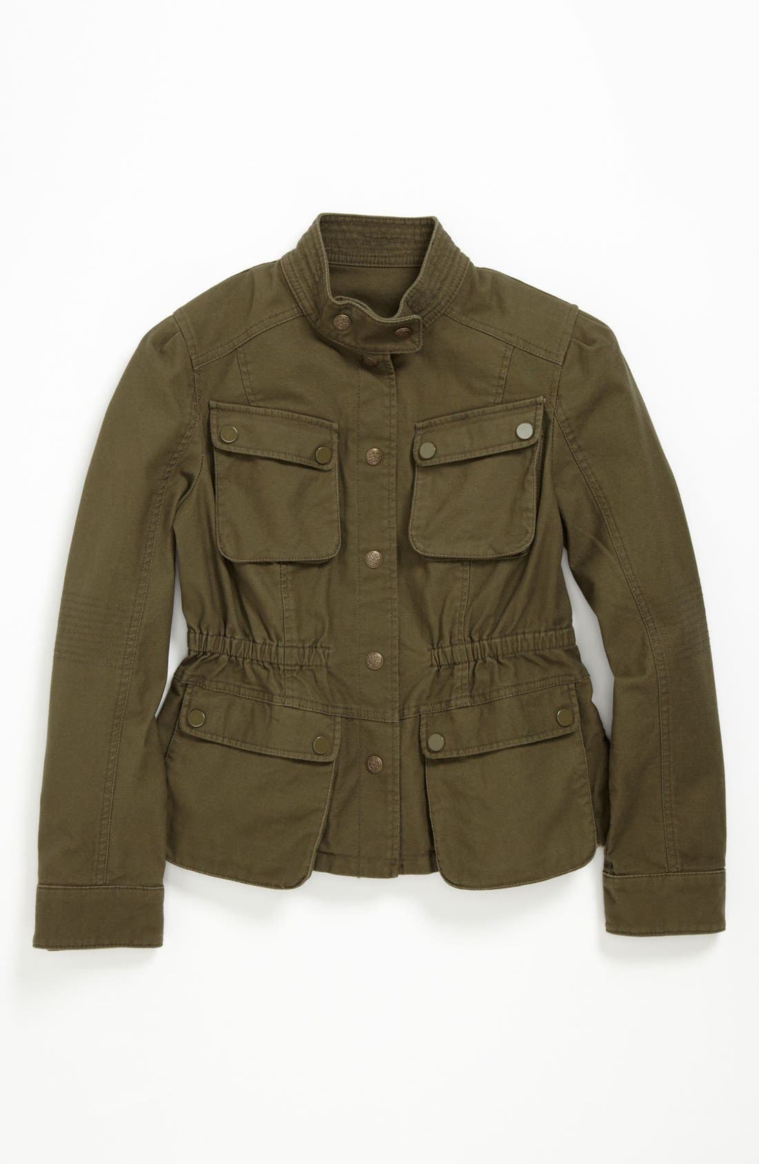 Collection B Cotton Cargo Jacket (Big Girls) | Nordstrom