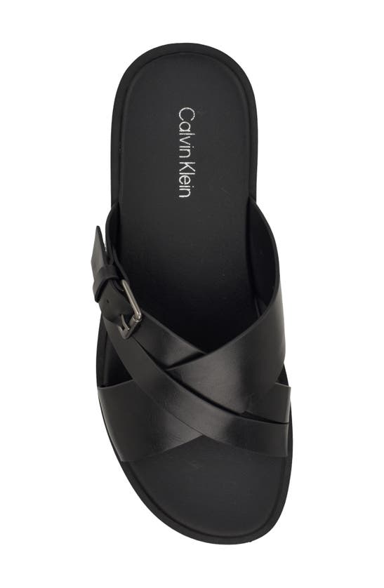 Calvin Klein Men's Men's Elon Sandal In Black