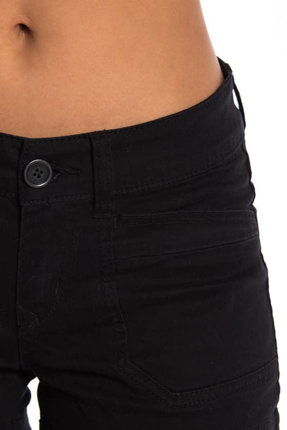 Shop Unionbay Delaney Stretch Twill Shorts In Black