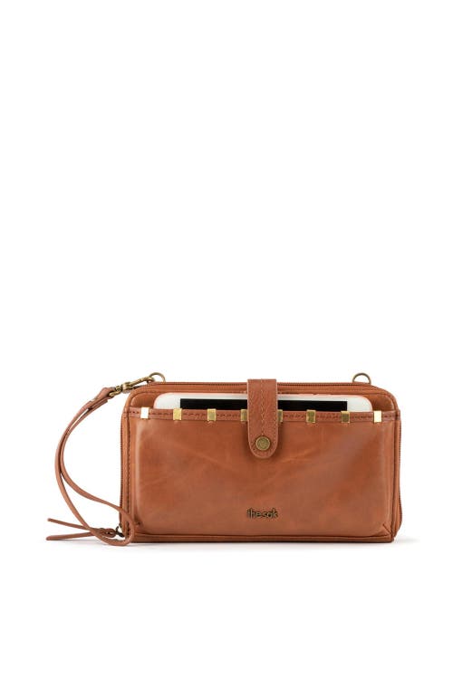 Shop The Sak Iris Smartphone Crossbody In Tobacco Staples