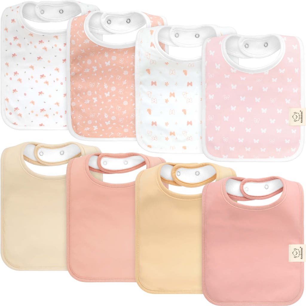 Keababies 8-pack Coast Drool Bibs In Butterflies