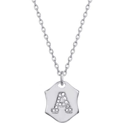Stella + Ruby Nom De Plume Initial Pendant Necklace
