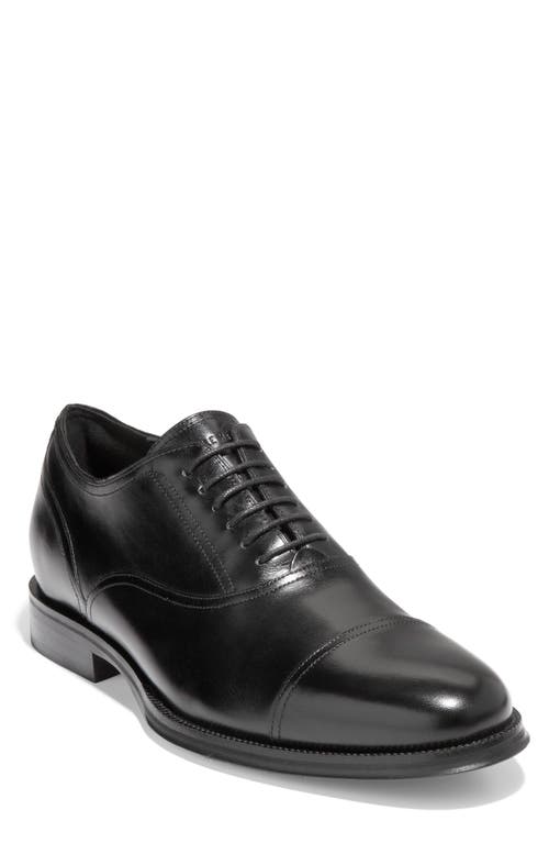 Cole Haan Modern Classics Cap Toe Oxford In Black/black