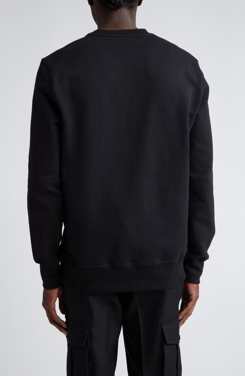 Shop Alexander Mcqueen Graffiti Logo Cotton Graphic Sweatshirt In Black/khaki