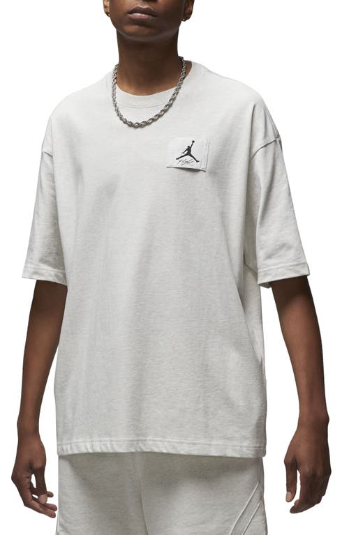 Jordan Flight Essentials Jumpman Oversize T-shirt In Sail/heather