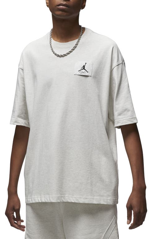 Shop Jordan Flight Essentials Jumpman Oversize T-shirt In Sail/heather