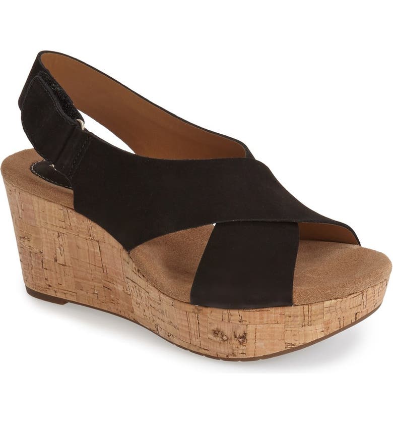 Clarks® 'Caslynn Shae' Wedge Sandal (Women) | Nordstrom