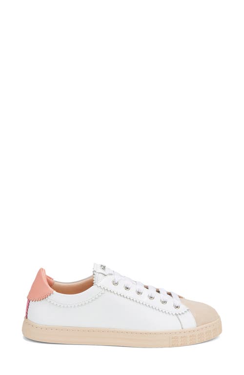 Shop Agl Attilio Giusti Leombruni Agl Sade Spring Leather Sneaker In Rosa