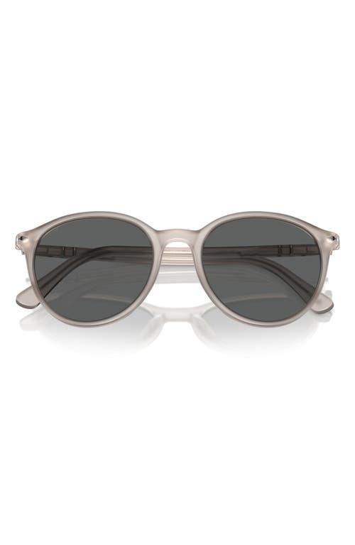 Phantos 56mm Round Sunglasses in Opal Grey