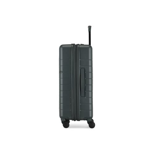 Bugatti Munich Hardside Medium Luggage With Expansion In Pewter Green