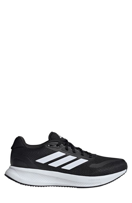 Adidas Originals Adidas Run Falcon 5 Running Shoe In Black/white/black
