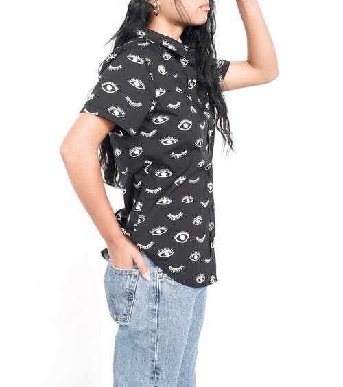 Wildfang The Essential Button Up In Wink Black