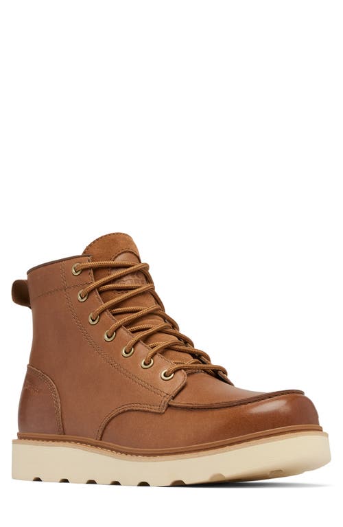 Shop Sorel Slabtown 62 Waterproof Moc Toe Boot In Velvet Tan/tobacco