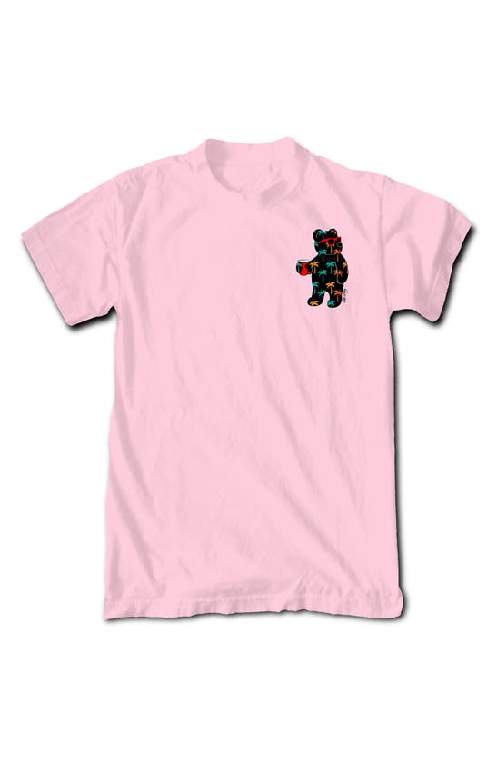 Shop Riot Society Palms Bear 2.0 Graphic T-shirt In Light Pink