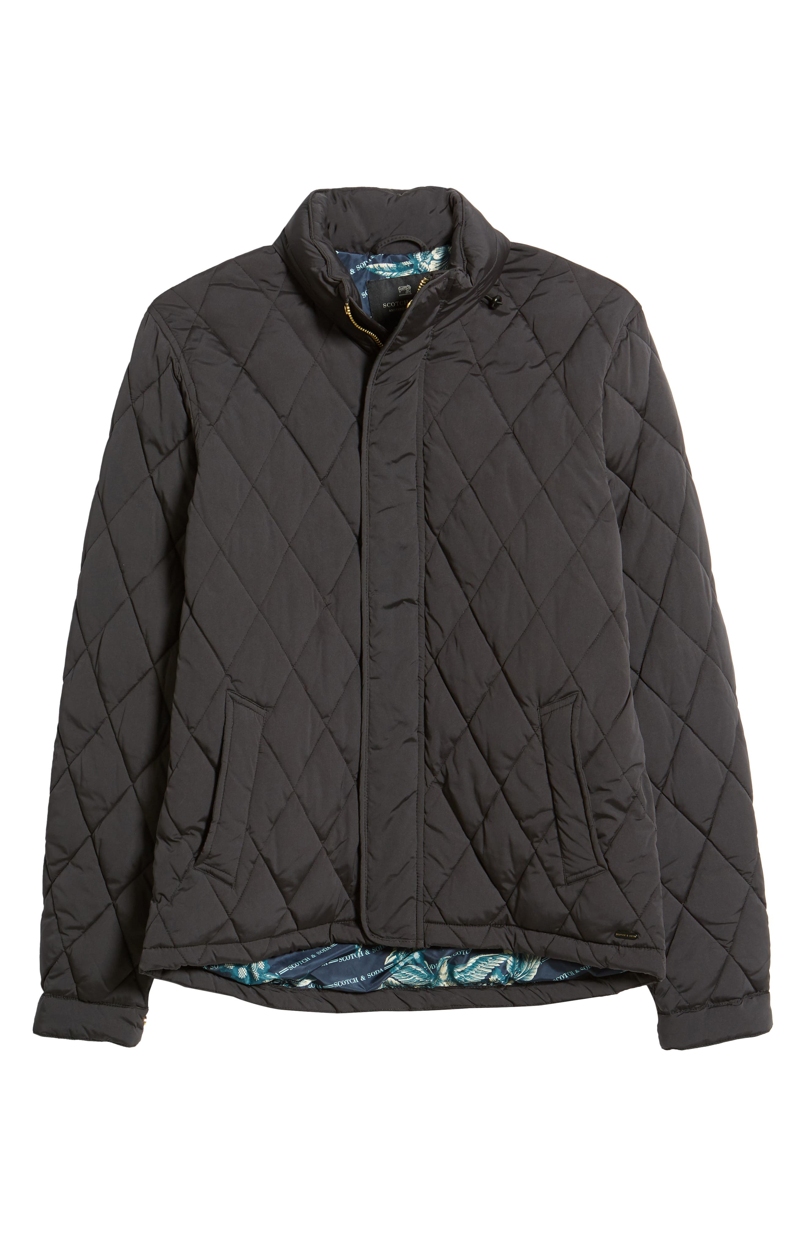 scotch and soda lightweight quilted jacket