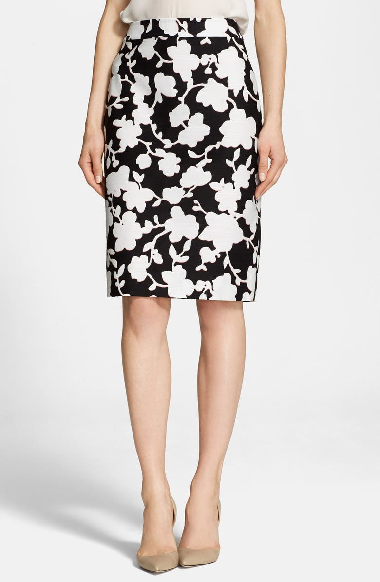 kate spade new york 'graphic floral marit' pencil skirt | Nordstrom