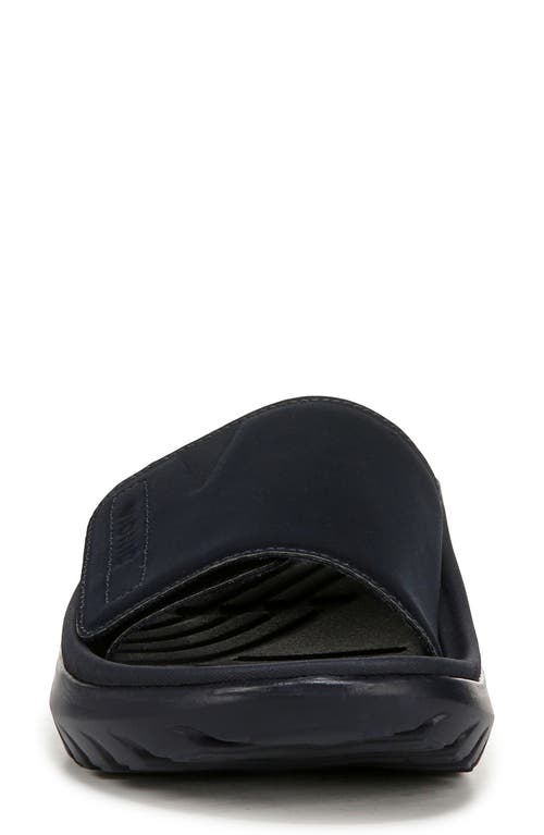 Vionic Rejuvenate Slide Sandal In Navy Blazer