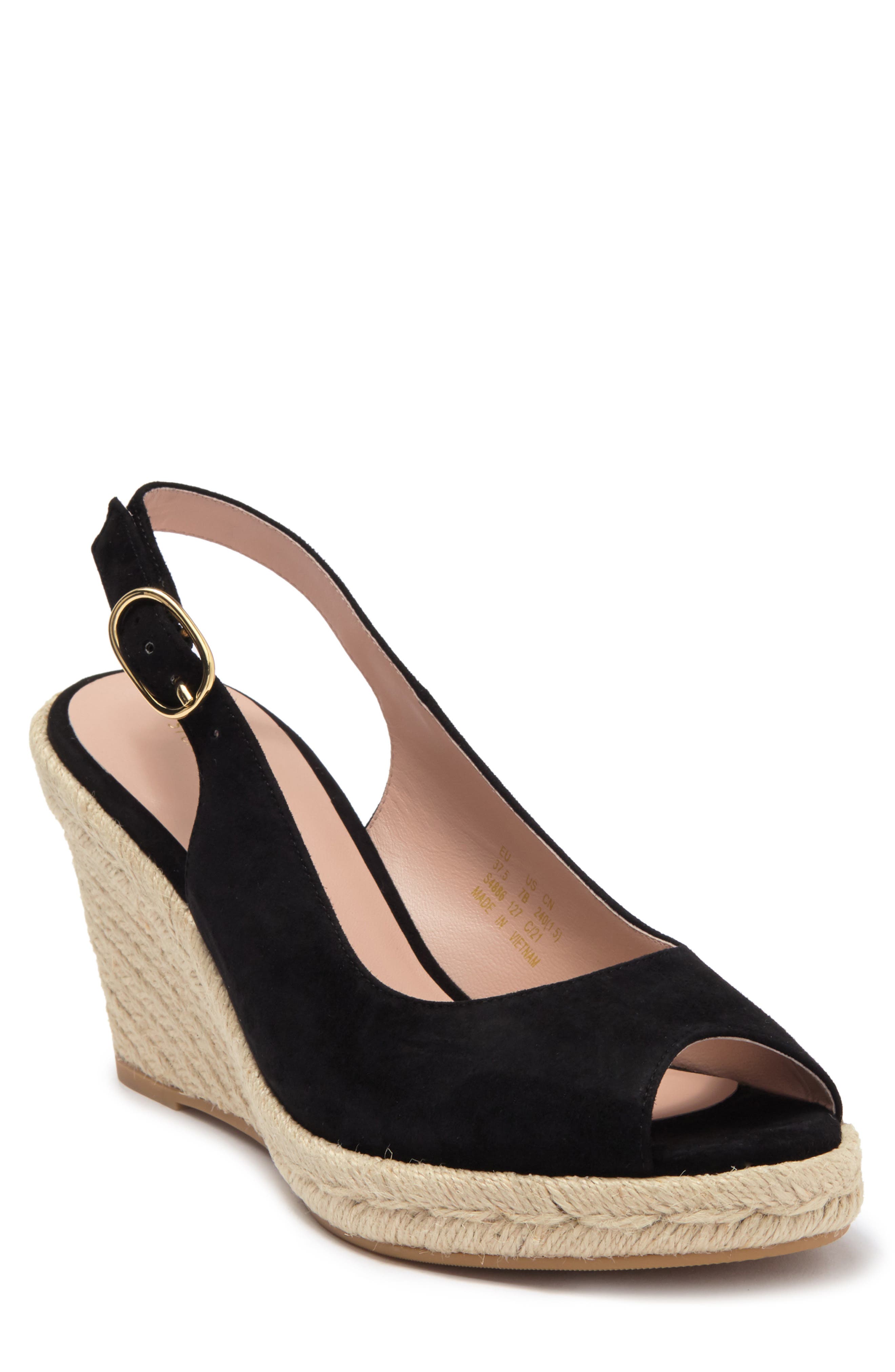 stuart weitzman jean wedge sandal