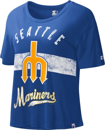 Seattle Mariners New Era Women's 2023 City Connect Logo T-Shirt