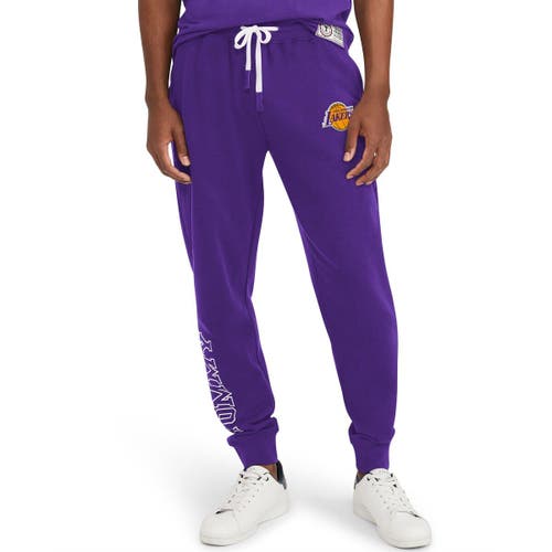 Men's Tommy Jeans Purple Los Angeles Lakers Carl Bi-Blend Fleece Jogger Pants