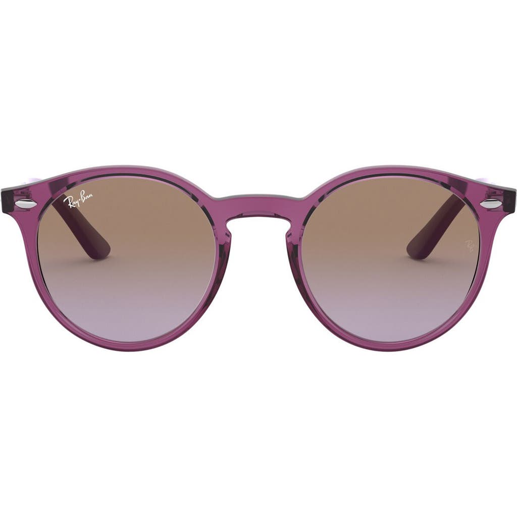 Ray Ban Ray-ban Junior 44mm Round Sunglasses In Pink
