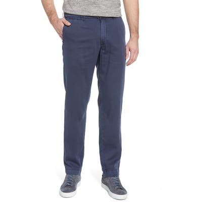 Faherty Harbor Straight Leg Pants, Blue