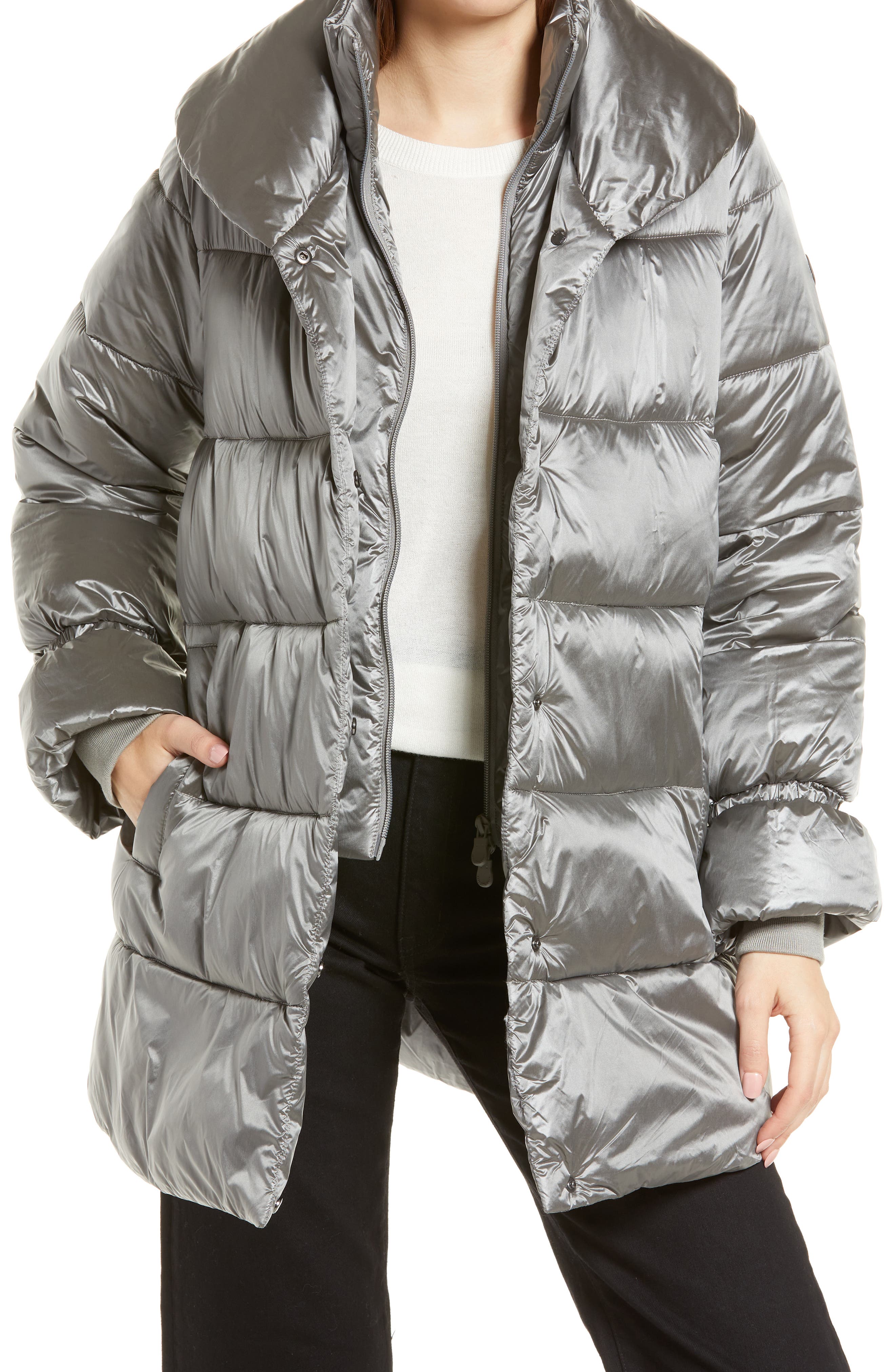 ladies grey padded jacket