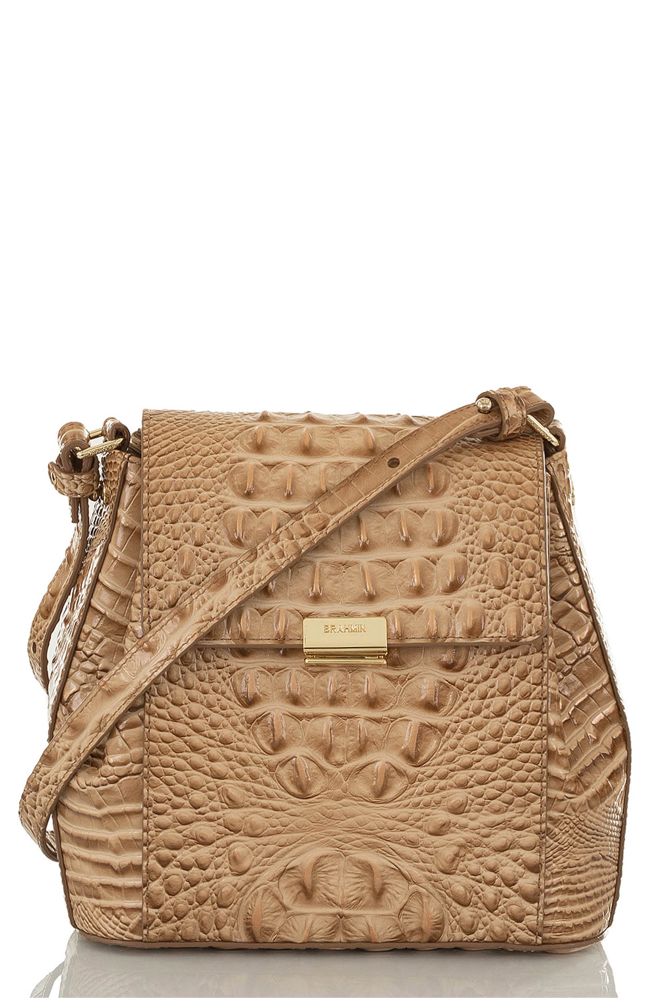 brahmin crocodile bag